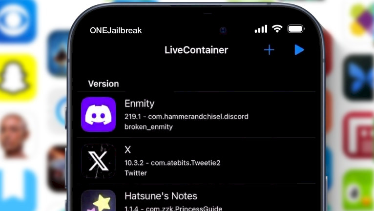 Promotion image of LiveContainer article.